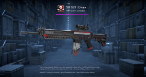 SG 553 | Cyrex (Battle-Scarred) Screenshot