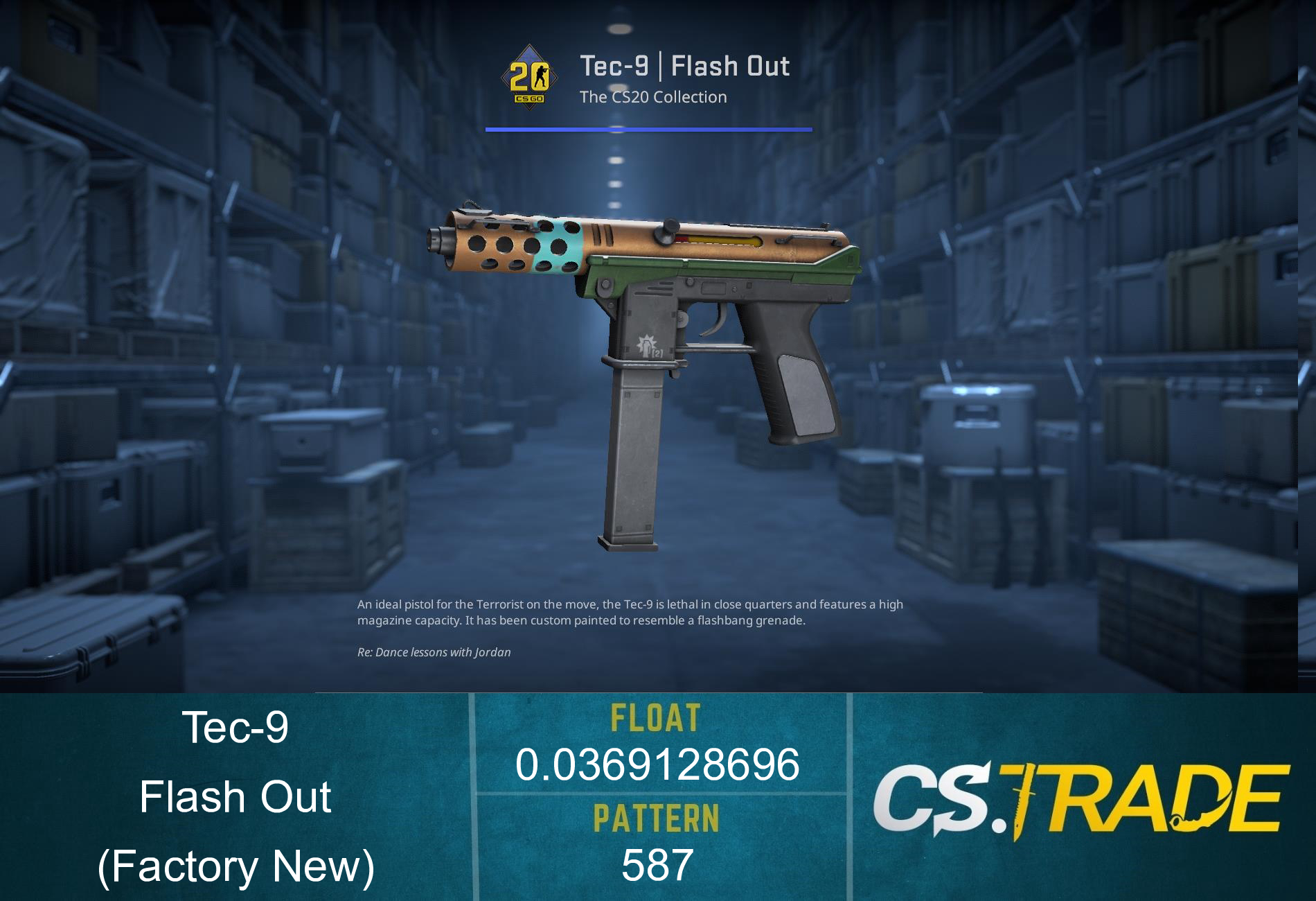 Tec-9 | Flash Out (Factory New) Screenshot
