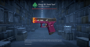 Glock-18 | Gold Toof (Battle-Scarred) Screenshot