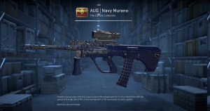 AUG | Navy Murano (Field-Tested) Screenshot