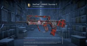 StatTrak™ FAMAS | Survivor Z (Factory New) Screenshot