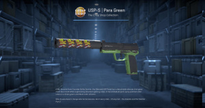 USP-S | Para Green (Minimal Wear) Screenshot