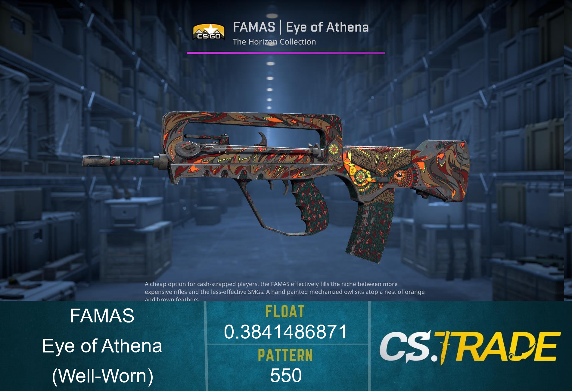 FAMAS | Eye of Athena (Well-Worn) Screenshot