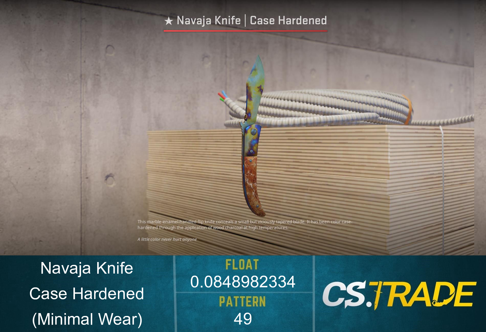 ★ Navaja Knife | Case Hardened (Minimal Wear) Screenshot