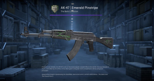 AK-47 | Emerald Pinstripe (Factory New) Screenshot