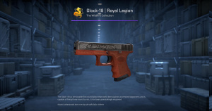 Glock-18 | Royal Legion (Minimal Wear) Screenshot