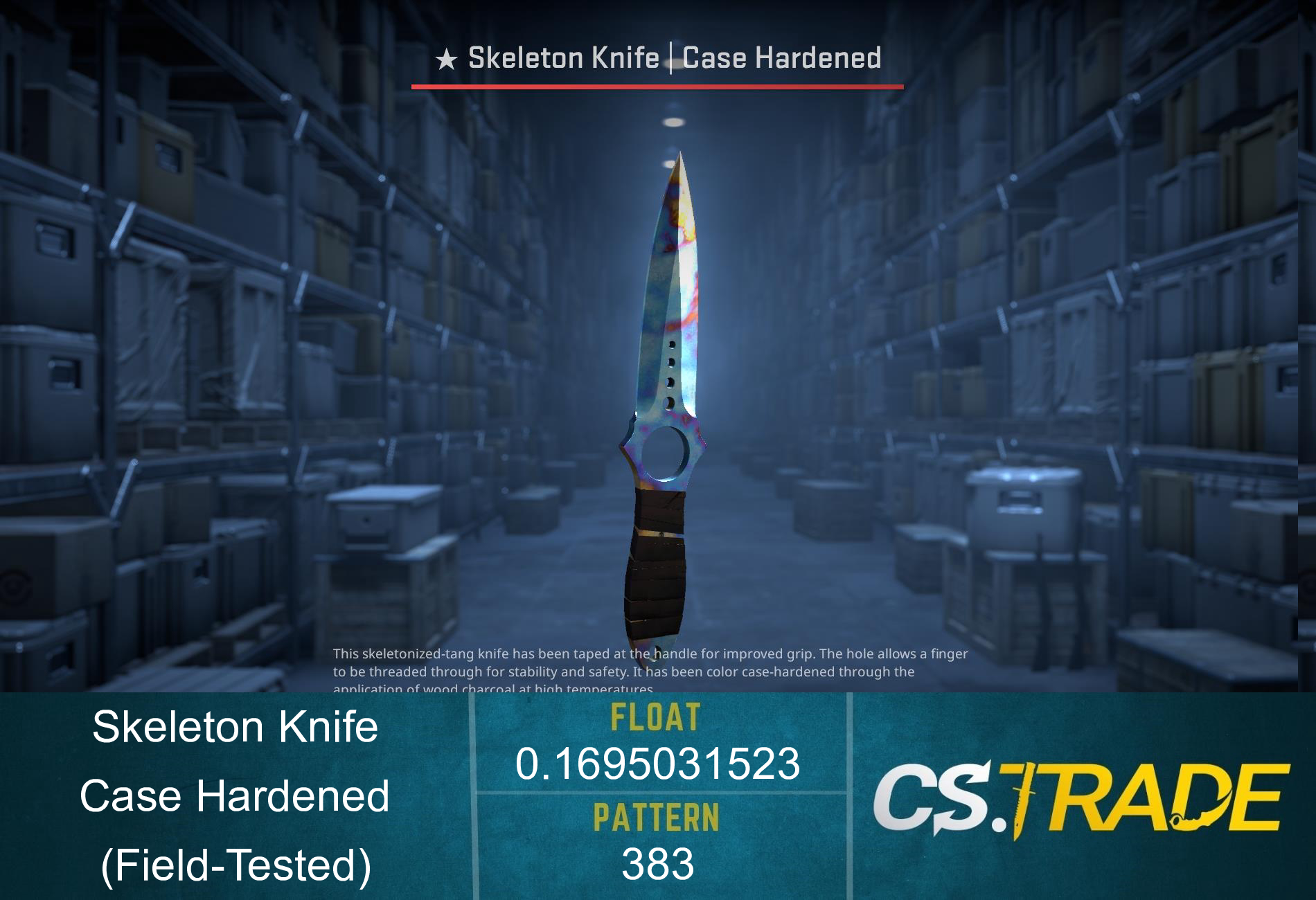 ★ StatTrak™ Skeleton Knife | Case Hardened (Field-Tested) Screenshot