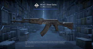 AK-47 | Steel Delta (Minimal Wear) Screenshot