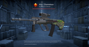AUG | Chameleon (Factory New) Screenshot