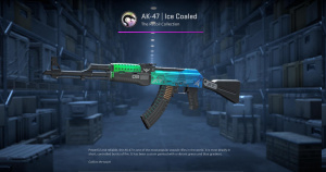 AK-47 | Ice Coaled (Minimal Wear) Screenshot