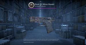 Glock-18 | Mirror Mosaic (Well-Worn) Screenshot