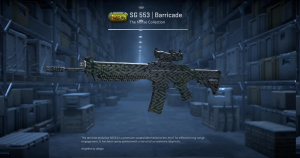 SG 553 | Barricade (Minimal Wear) Screenshot