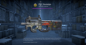 P90 | Nostalgia (Battle-Scarred) Screenshot