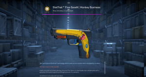 StatTrak™ Five-SeveN | Monkey Business (Field-Tested) Screenshot