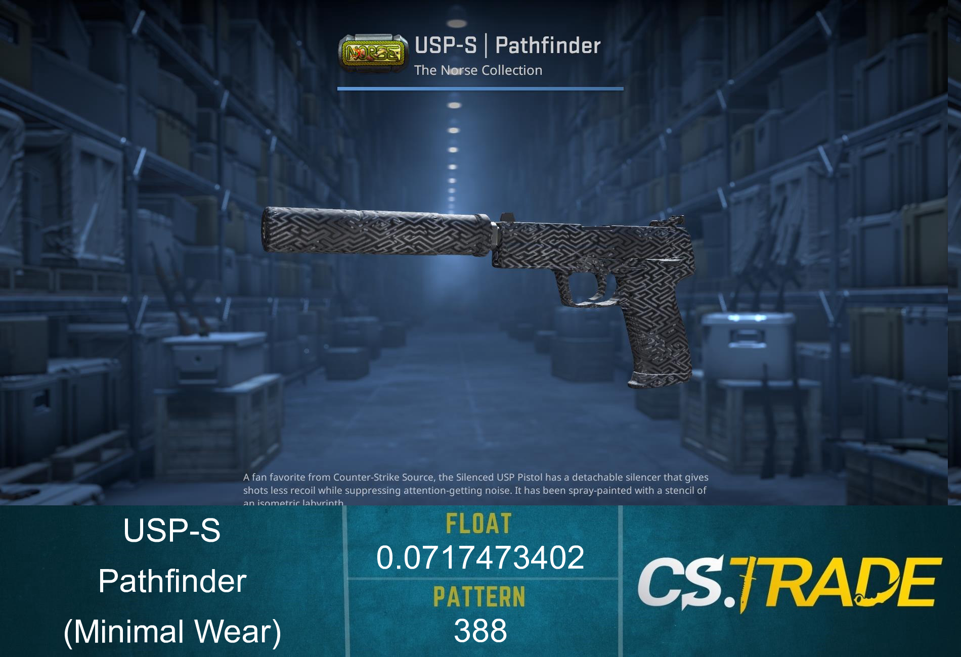 USP-S | Pathfinder (Minimal Wear) Screenshot