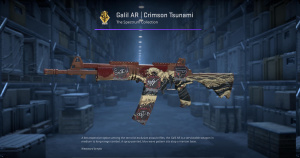 Galil AR | Crimson Tsunami (Factory New) Screenshot