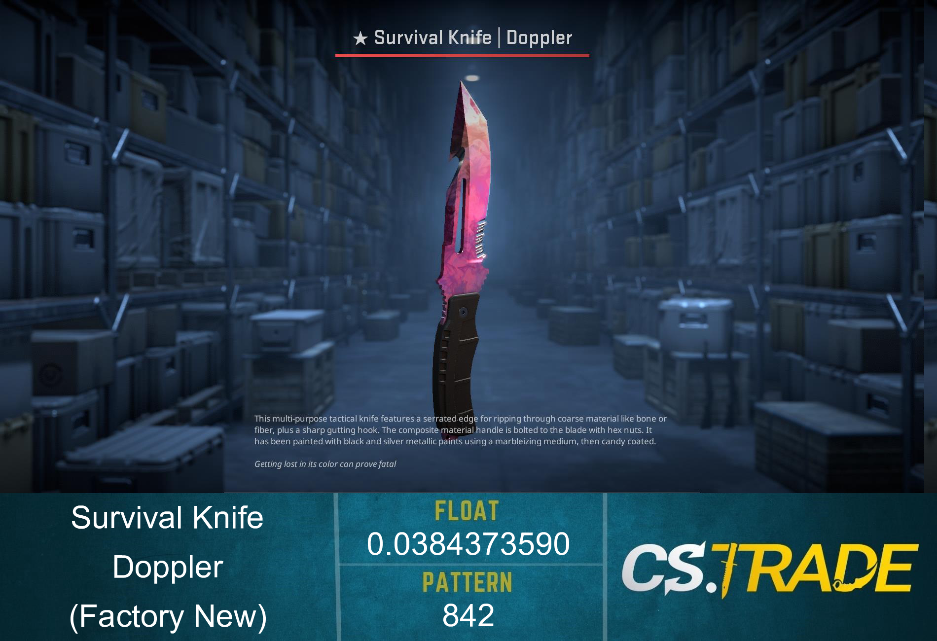 ★ Survival Knife | Doppler Phase 2 (Factory New)