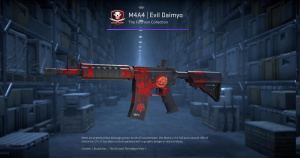 M4A4 | Evil Daimyo (Battle-Scarred) Screenshot