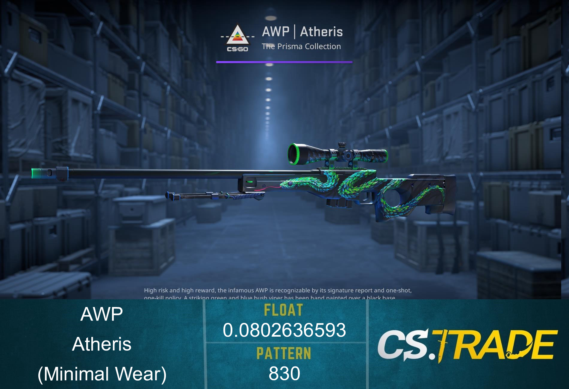 StatTrak™ AWP | Atheris (Minimal Wear) Screenshot