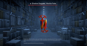 ★ Shadow Daggers | Marble Fade (Factory New) Screenshot