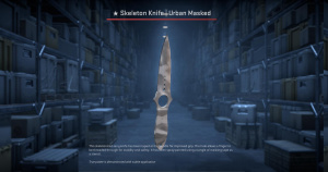 ★ Skeleton Knife | Urban Masked (Field-Tested) Screenshot
