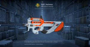 P90 | Asiimov (Minimal Wear) Screenshot