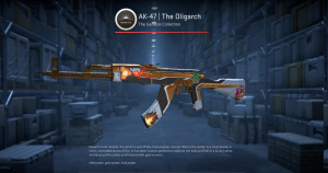 AK-47 | The Oligarch (Well-Worn) Screenshot