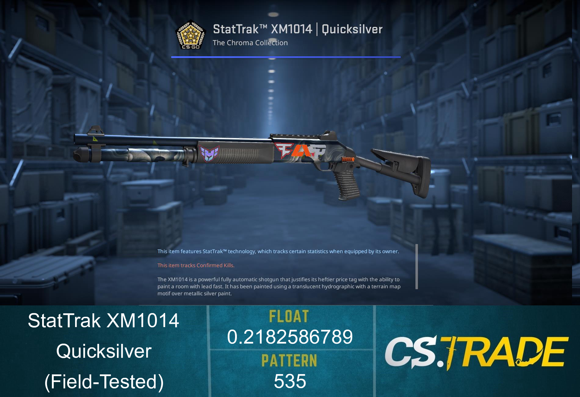 XM1014 | Quicksilver (Factory New) Screenshot