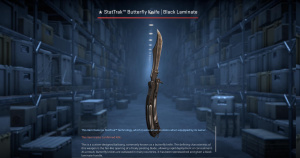 ★ StatTrak™ Butterfly Knife | Black Laminate (Field-Tested) Screenshot