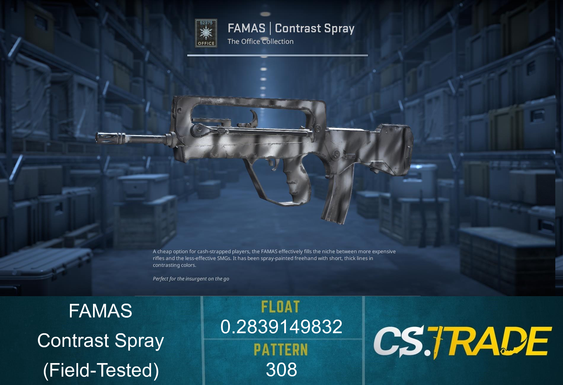 FAMAS | Contrast Spray (Factory New) Screenshot
