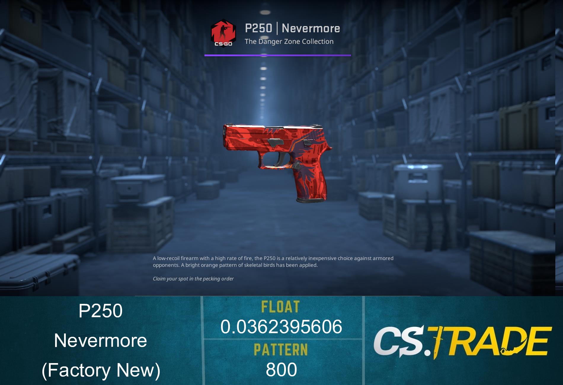 P250 | Nevermore (Factory New) Screenshot