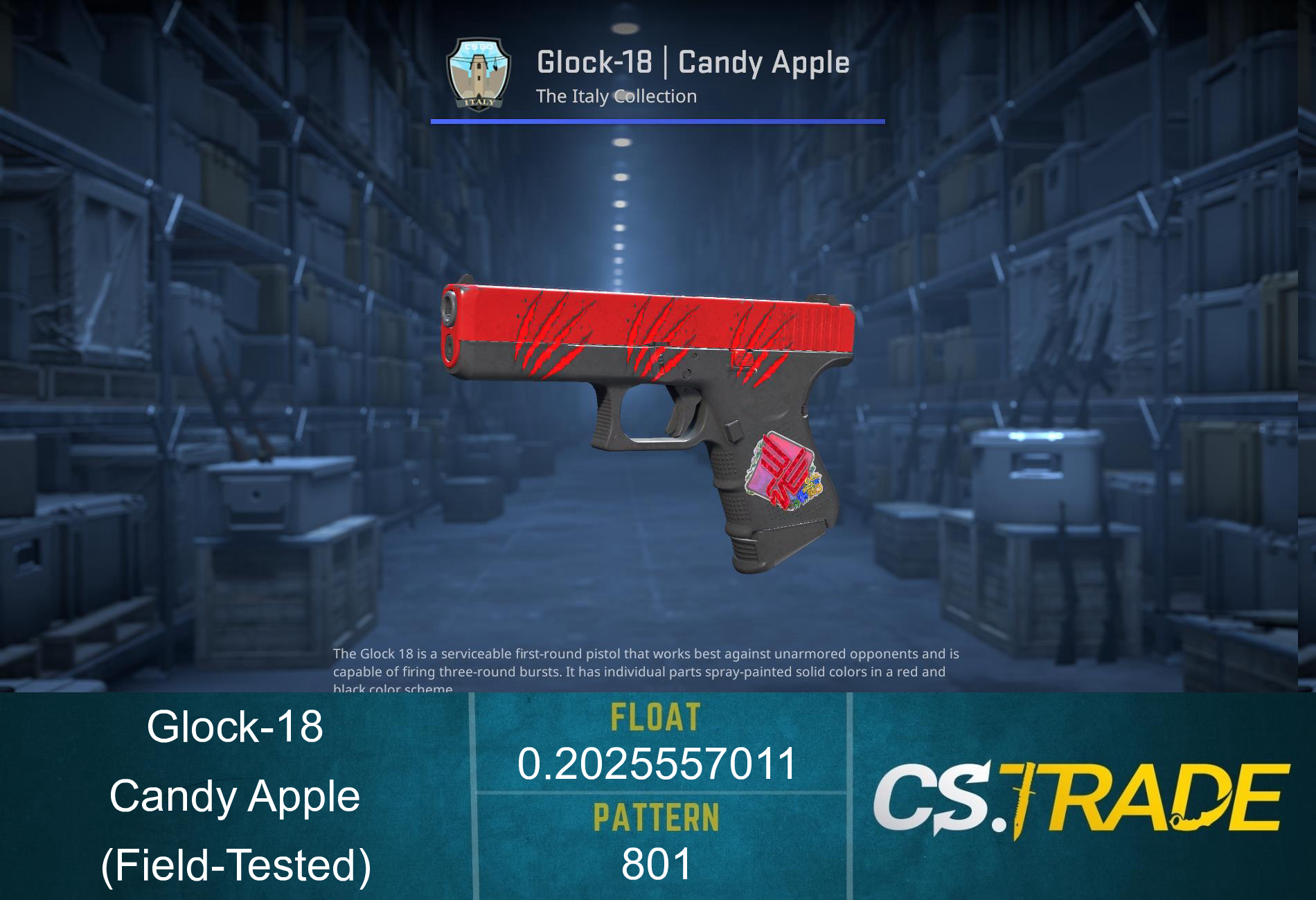 Glock-18 | Candy Apple (Field-Tested) Screenshot