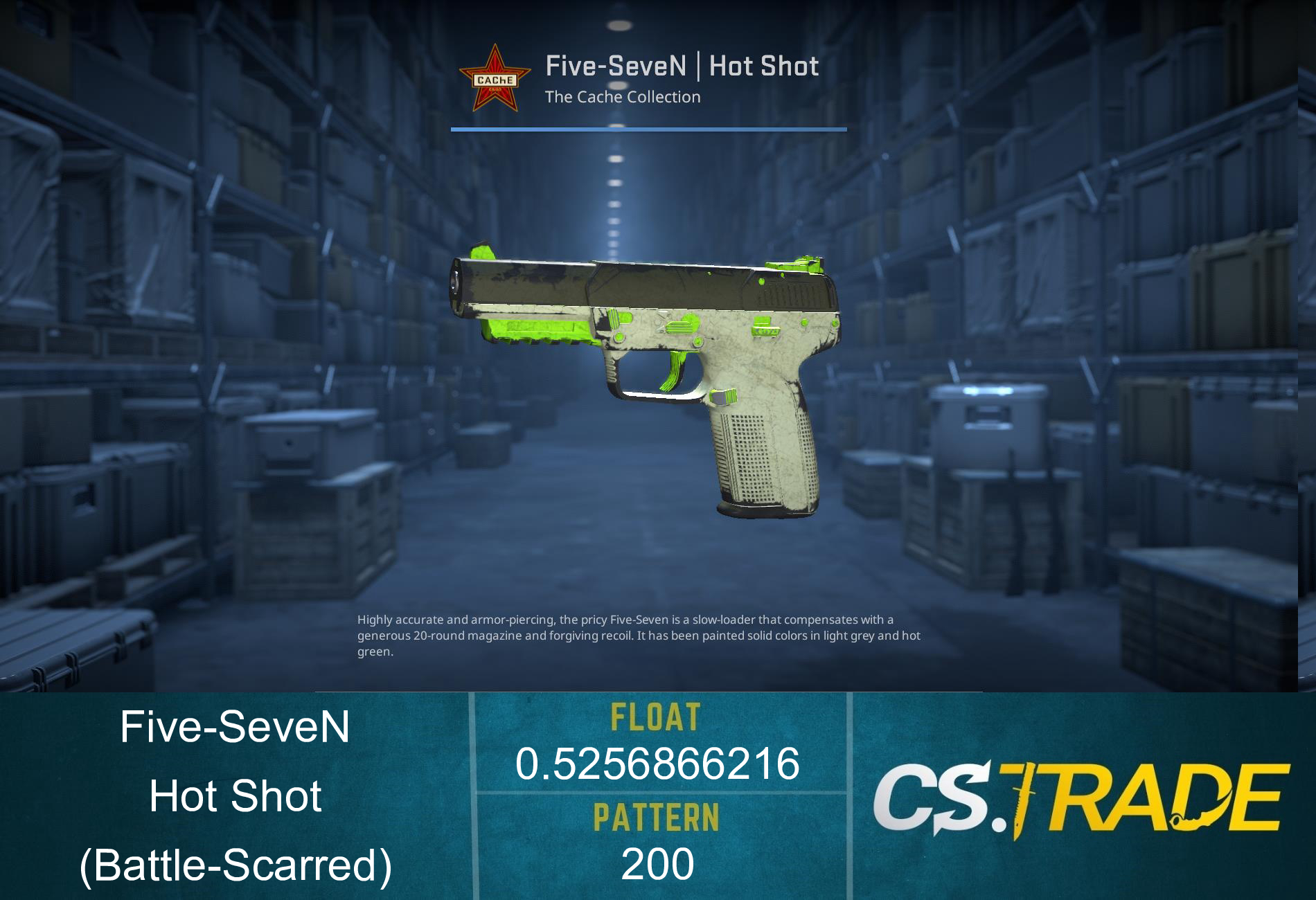 Five-SeveN | Hot Shot (Battle-Scarred) Screenshot