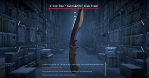 ★ StatTrak™ Kukri Knife | Blue Steel (Minimal Wear) Screenshot