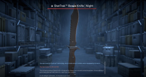 ★ StatTrak™ Bowie Knife | Night (Field-Tested) Screenshot