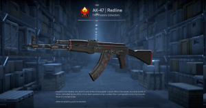 AK-47 | Redline (Well-Worn) Screenshot