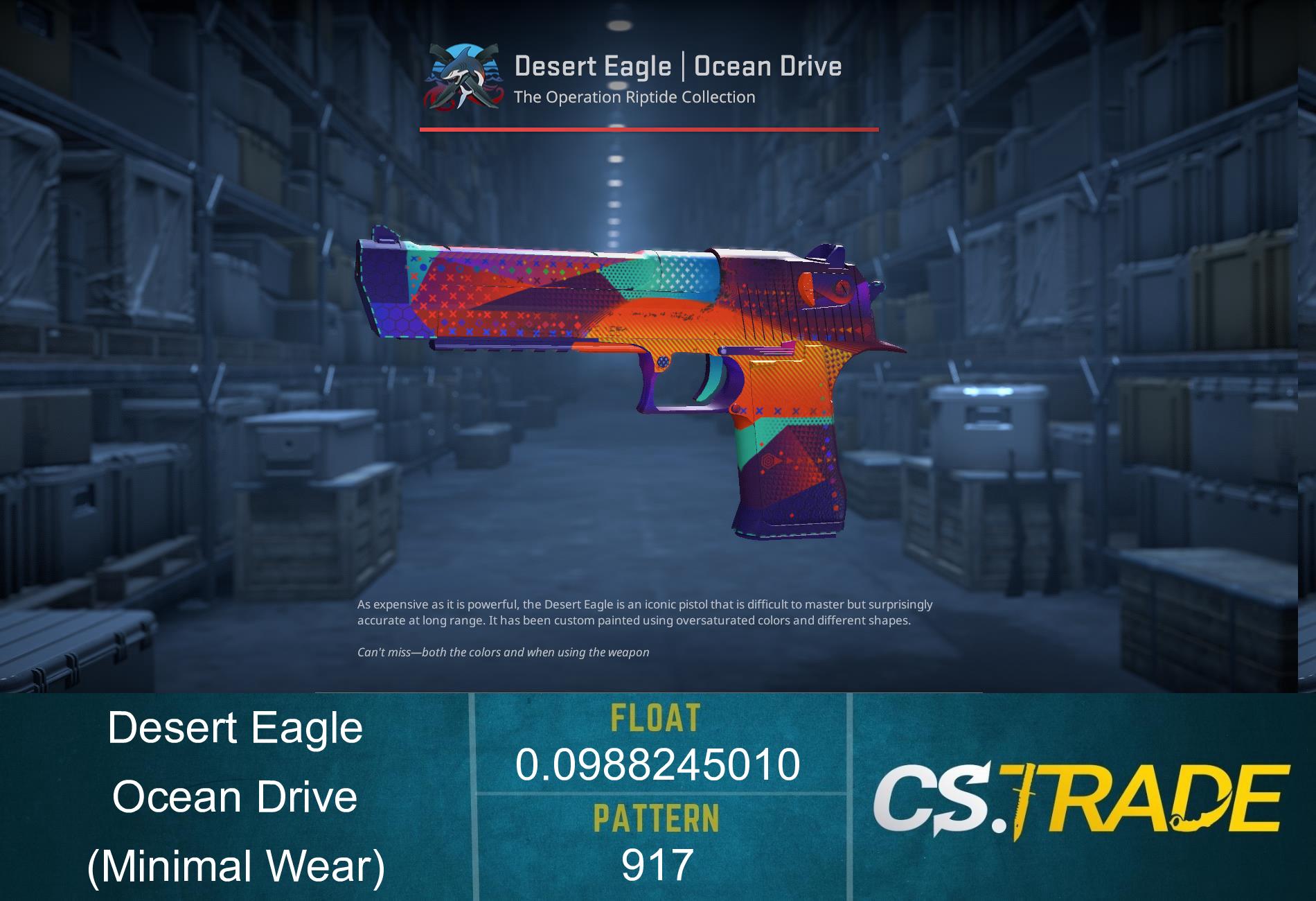Desert Eagle | Ocean Drive (Factory New) Screenshot
