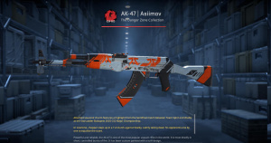 AK-47 | Asiimov (Well-Worn) Screenshot