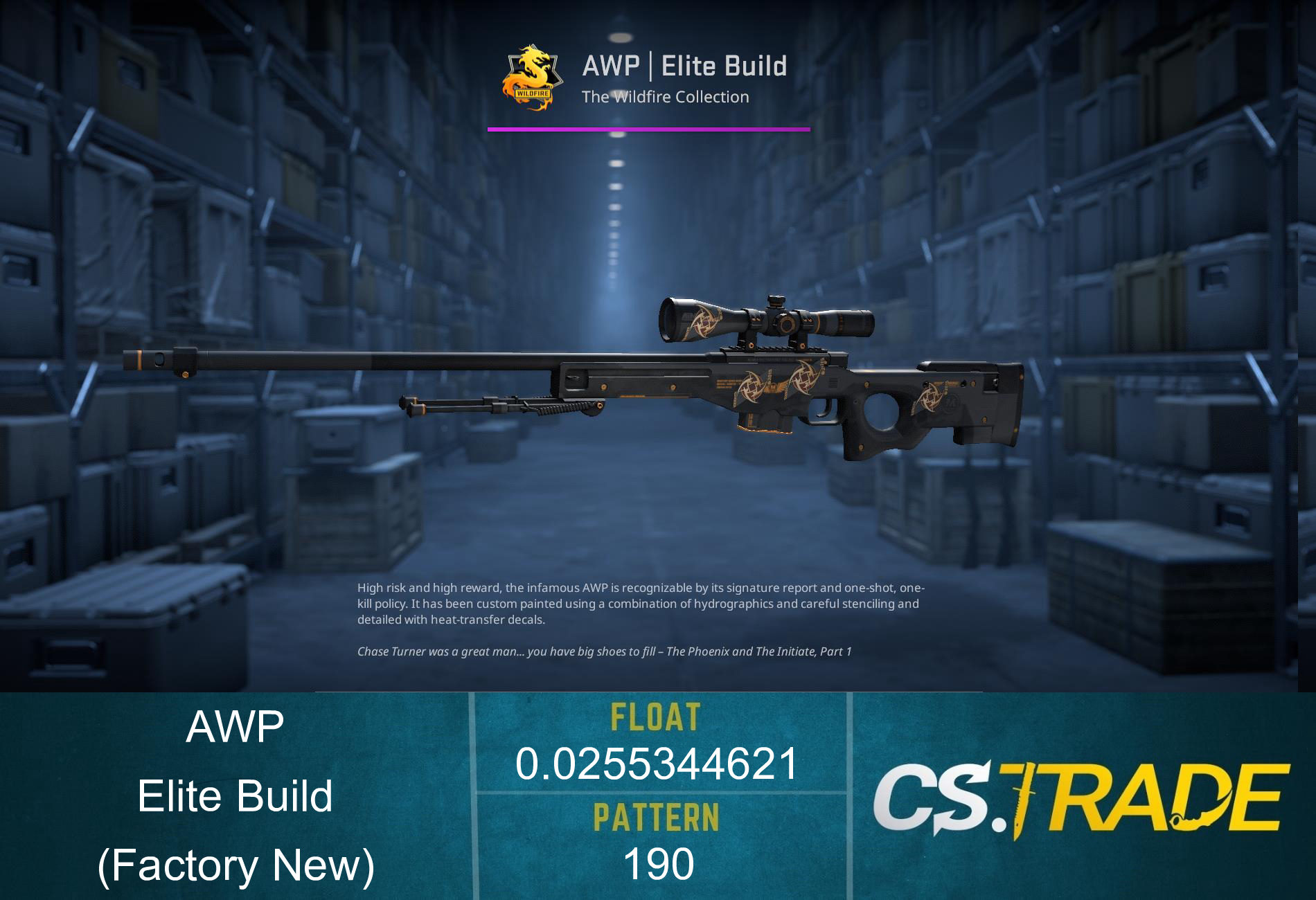 AWP | Elite Build (Factory New) Screenshot