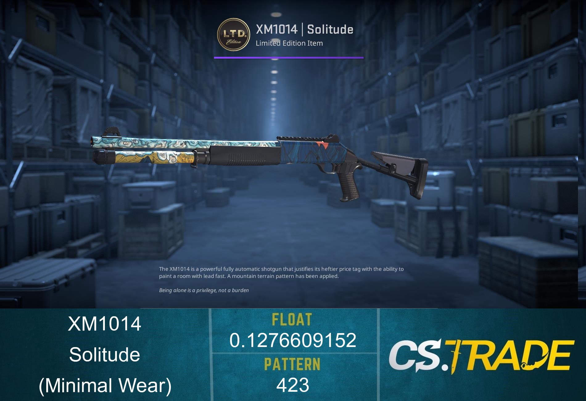 XM1014 | Solitude (Factory New) Screenshot