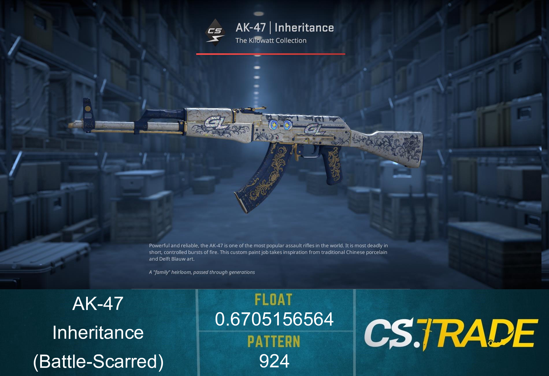 AK-47 | Inheritance (Battle-Scarred) Screenshot