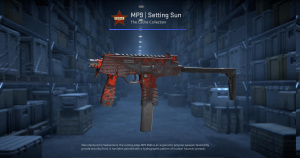 MP9 | Setting Sun (Well-Worn) Screenshot