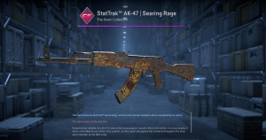 StatTrak™ AK-47 | Searing Rage (Battle-Scarred) Screenshot