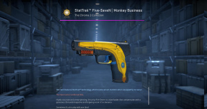 StatTrak™ Five-SeveN | Monkey Business (Battle-Scarred) Screenshot