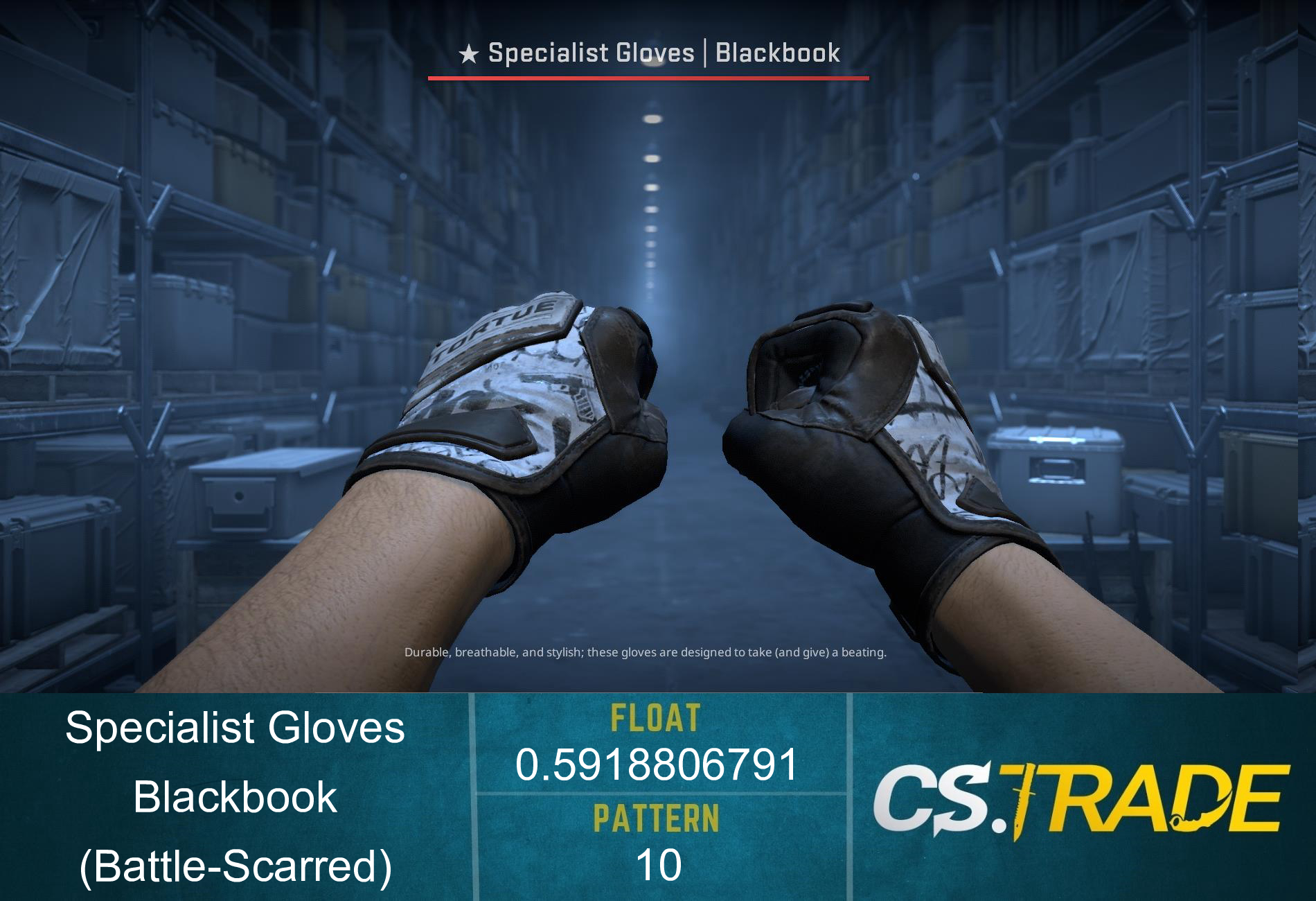 ★ Specialist Gloves | Blackbook (Factory New) Screenshot