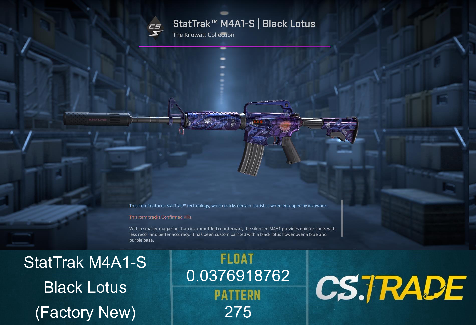 M4A1-S | Black Lotus (Factory New) Screenshot