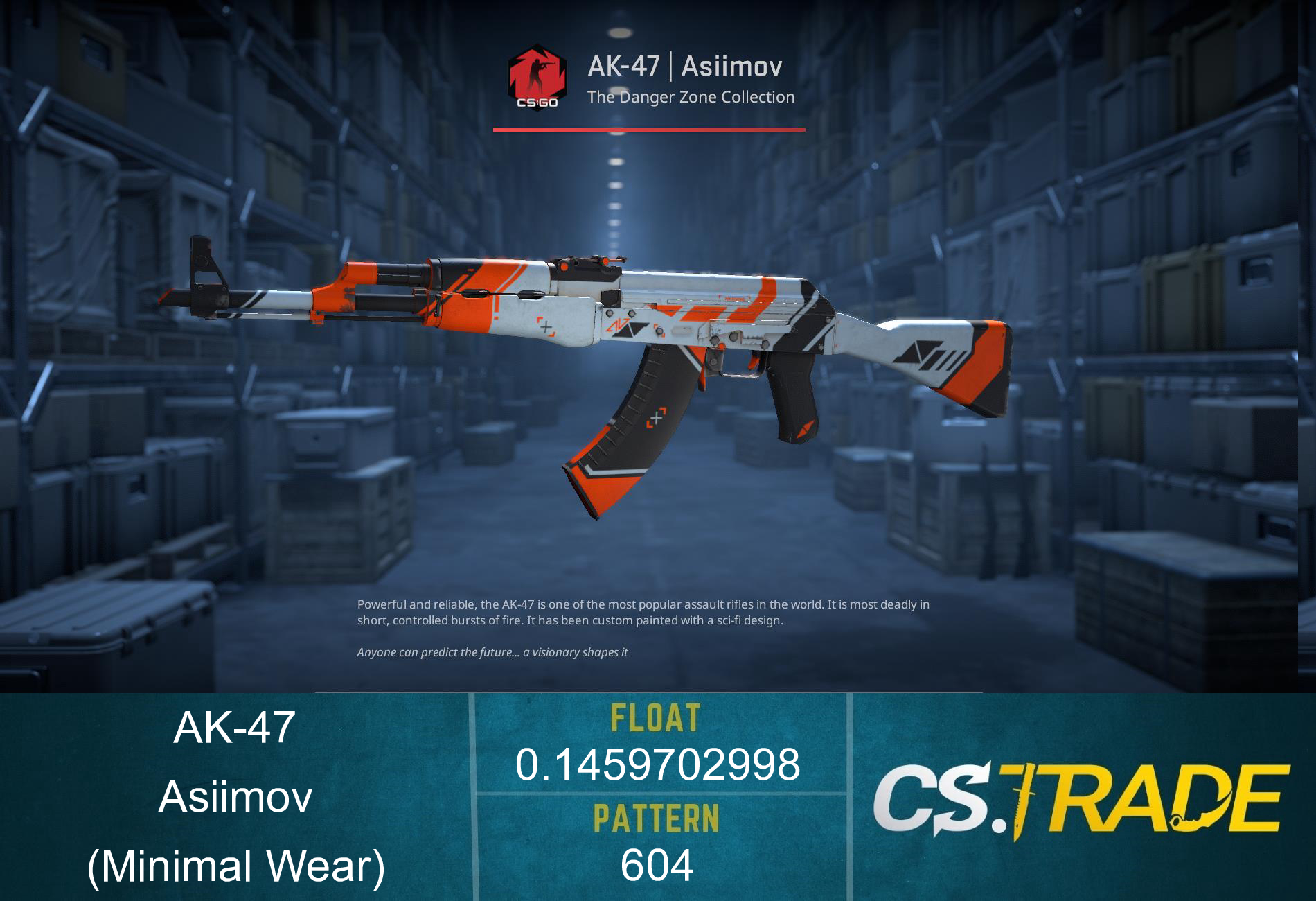 AK-47 | Asiimov (Minimal Wear) Screenshot