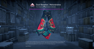 Dual Berettas | Melondrama (Well-Worn) Screenshot