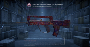 StatTrak™ FAMAS | Rapid Eye Movement (Battle-Scarred) Screenshot