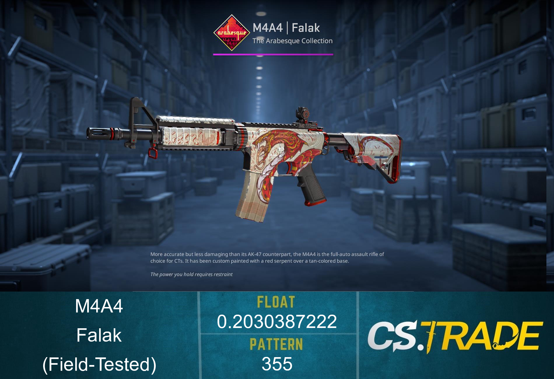 M4A4 | Falak (Factory New) Screenshot